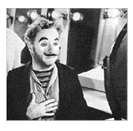 Chaplin as Calvero in "Limelight"