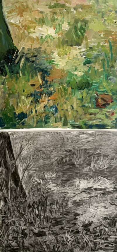 2022 – acryl & houtskool | 50×50